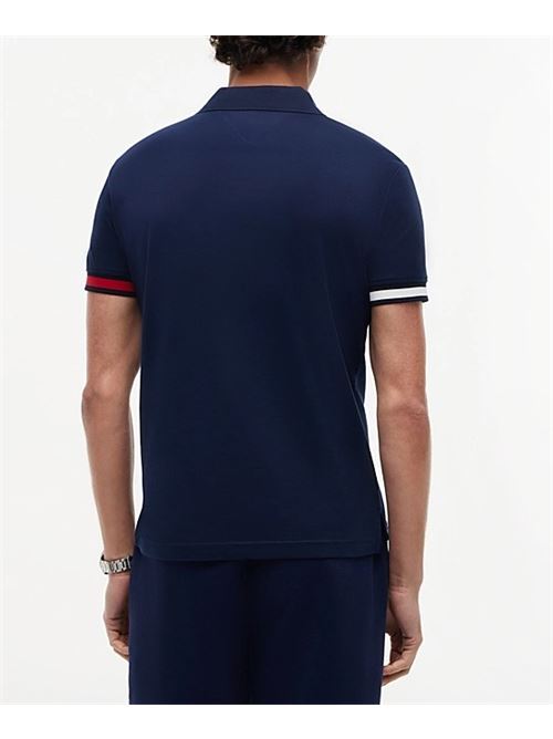 Fluid cotton knit polo shirt Tommy Hilfiger | MW0MW42743DCC.DCC